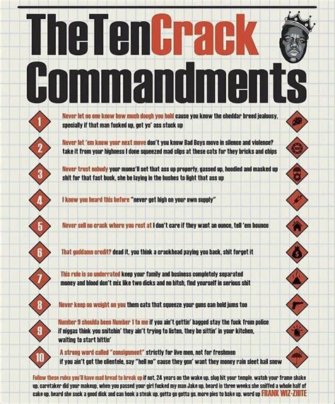 ten crack commandments